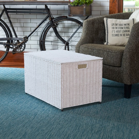 Household Essentials Large Woven Chest